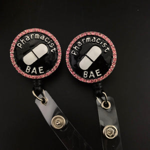 Handmade "Pharmacist Bae" Badge Reel
